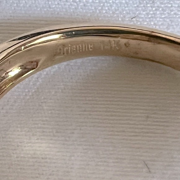 Ruby & Diamond Ring; 14kt Yellow Gold; Appraisal Included; Size 9 - Picture 4 of 11